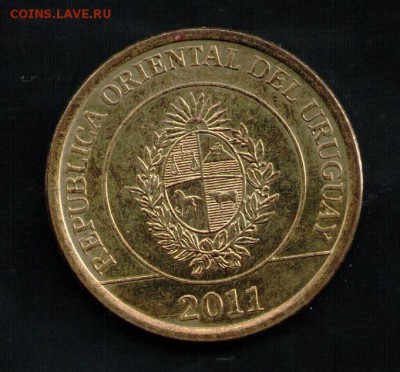 УРУГВАЙ 2 ПЕСО 2011 КАПИБАРА - 4 001