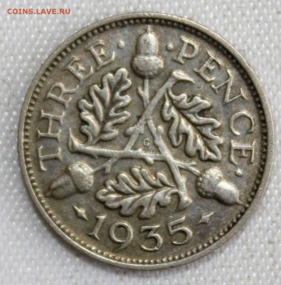 С РУБ.БРИТАНИЯ 3 пенса 1935г. ГЕОРГ-V до 31.01 в 22-00 - IMG_0717