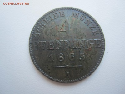 Пруссия, 4 пфеннинга 1863 со 100 руб. до 28.01.18 20.00МСК - IMG_2726.JPG