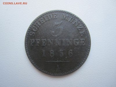 Пруссия, 3 пфеннинга 1856 со 100 руб. до 28.01.18 20.00МСК - IMG_2739.JPG