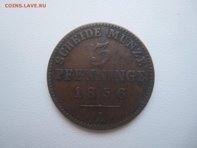 Пруссия, 3 пфеннинга 1856 со 100 руб. до 28.01.18 20.00МСК - IMG_2743.JPG