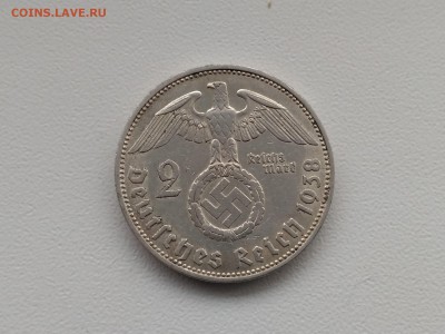 ГЕРМАНИЯ(РЕЙХ),2 рейхсмарки 1938Е(Гинденбург)!до 28.01.2018 - IMG_20180124_131201
