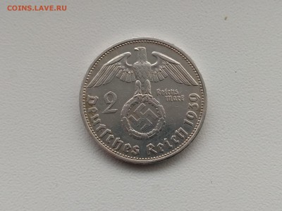 ГЕРМАНИЯ(РЕЙХ),2 рейхсмарки 1939G(Гинденбург)!до 28.01.2018 - IMG_20180124_131752