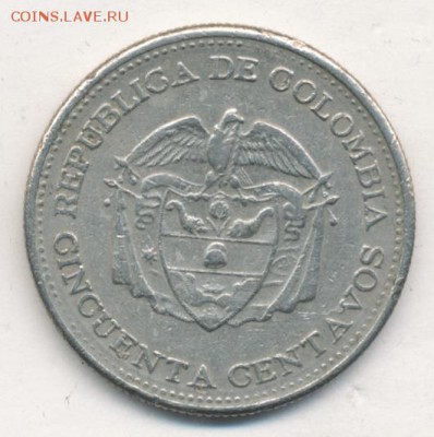 Колумбия, 3 монеты 1959-1971 до 29.01.18, 22:30 - #И-687
