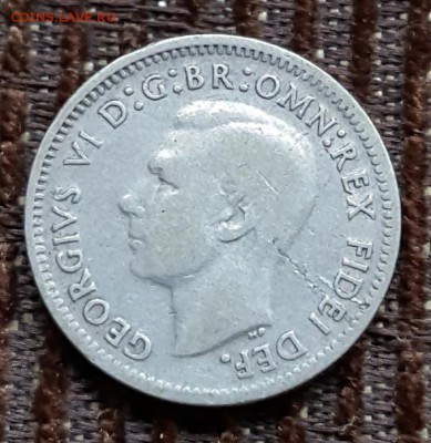 3 пенса 1949. Австралия. До 1.02.2018 в 22.00 - 20180126_104028