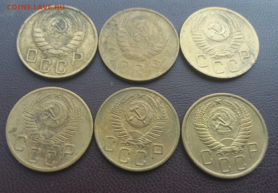 5 копеек 1946 ,52,53 , 54 ,55 - 20180118_125115