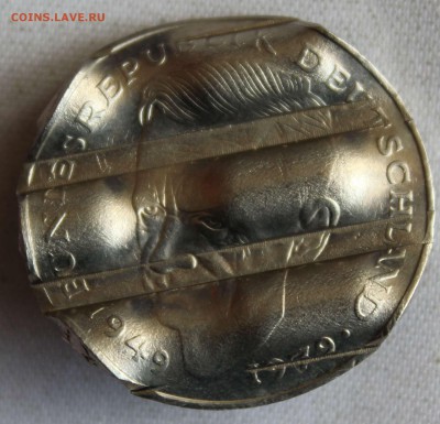 С РУБ.ГЕРМАНИЯ 2 марк  1990г. ГАШЕНАЯ Курт Шумахер до 1.02 - IMG_0764
