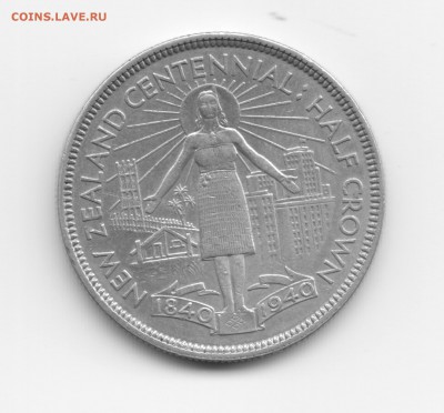 HALF CROWN New Zealand 1940 до 28.01 22.00 мск - 1