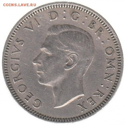 1 шиллинг Англия, 1951 до 30.01 в 22.00 - 6-2