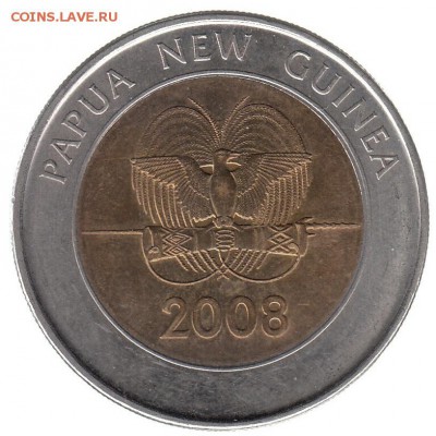 2 кина Папуа Новая Гвинея 2008 до 30.01 в 22.00 - 8-1