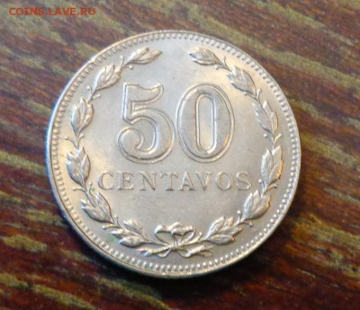АРГЕНТИНА - 50 сентаво 1941 г. до 2.02, 22.00 - Аргентина 50 сентаво 1941 голова девушки