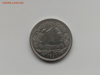 ГЕРМАНИЯ(РЕЙХ),1 рейхсмарка 1937А(никель)!до 29.01.2018 - IMG_20180124_130527