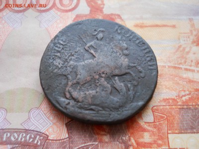 Две  двухкопеечные 1757 года номинал вверху - DSCN7382.JPG