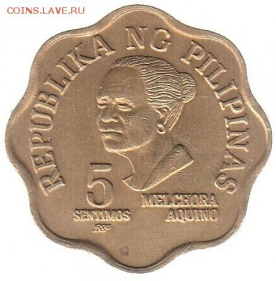 5 сентимо Филиппины 1982 до 30.01 в 22.00 - 13