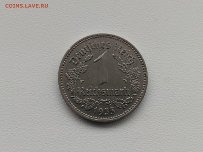 ГЕРМАНИЯ(РЕЙХ),1 рейхсмарка 1935А(никель)!до 29.01.2018 - IMG_20180124_130629