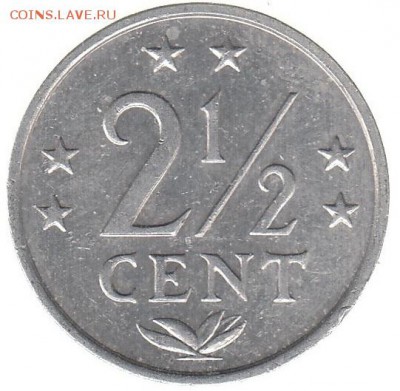 2 цента Нидерландские Антиллы 1980 до 30.01 в 22.00 - 18