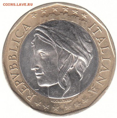 1000 лир Италия 1998 до 30.01 в 22.00 - 9-