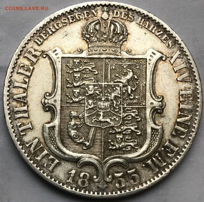 Ганновер, талеры 1855, 1866 - 75261023-AB97-46B1-B4FA-65E08E5AFED7
