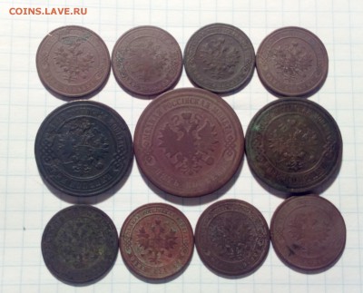 Лот из 11 монет с 1872г. по 1915г. до 01.02.2018 в 22:00 МСК - ьь2