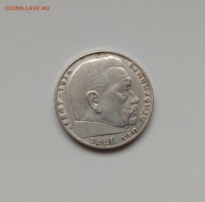 ГЕРМАНИЯ(РЕЙХ),2 рейхсмарки 1936G(Гинденбург)!до30.01.2018 - IMG_20180128_103000