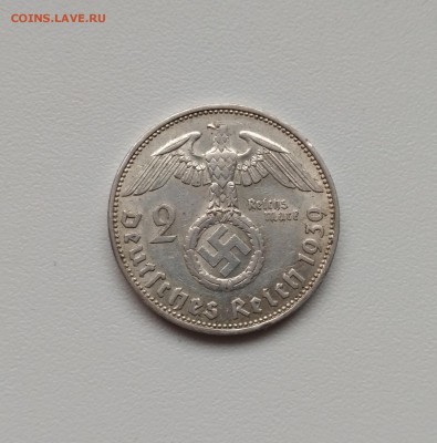 ГЕРМАНИЯ(РЕЙХ),2 рейхсмарки 1939J(Гинденбург)!до 30.01.2018 - IMG_20180128_102547