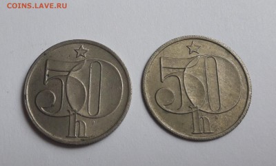 Определение монеты Чехословакия 50 геллеров тонкие - 20180129_131048
