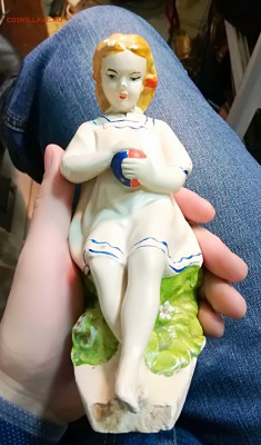 Девочка с мячиком, гипс - Девушка с мячиком гипс-1