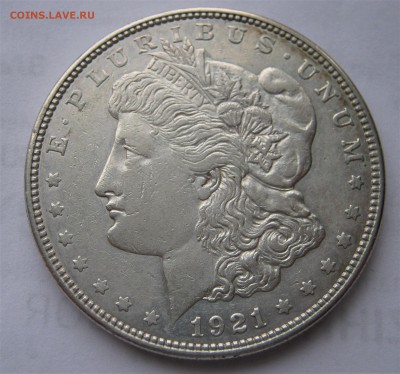 США Морган доллар 1921 D. ПРЕДПРОДАЖНАЯ. - 001.JPG