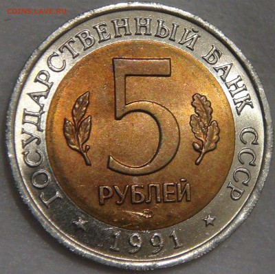5 рублей 1991 козел с 200 рублей 03.02.18 (сб. 22-30) - DSC07080.JPG