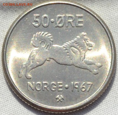 Норвегия 50 эре 1967 год. 31. 01. 2018. в 22 - 00. - DSC_0520