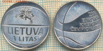 Литва 1 лит 2011 , до 5.02.2018 г. 22.00 по Москве - Литва 1 лит 2011 20