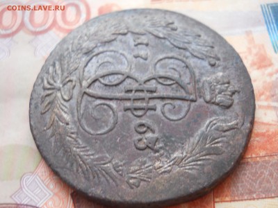 5 крпеек 1765 года ЕМ перечекан до 01 02 - DSCN7432.JPG