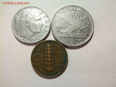 5, 20 и 50 чентезимо Италии 40-х, до 03.02.18г. - IMG_20180128_130545_thumb