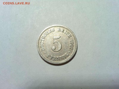 5 пфенниг Германии, 1907г., до 03.02.2018г. - IMG_20180127_212920_thumb