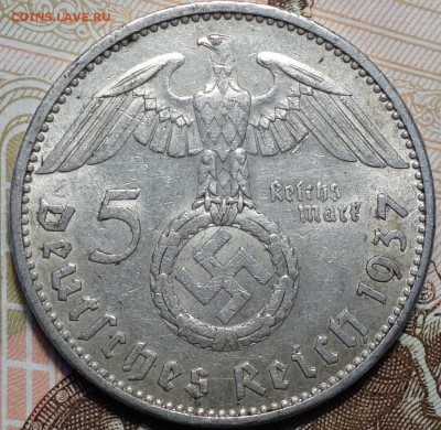 ГЕРМАНИЯ(РЕЙХ),5 рейхсмарок 1937А  05.02.18 в 22-00 - DSC03796.JPG