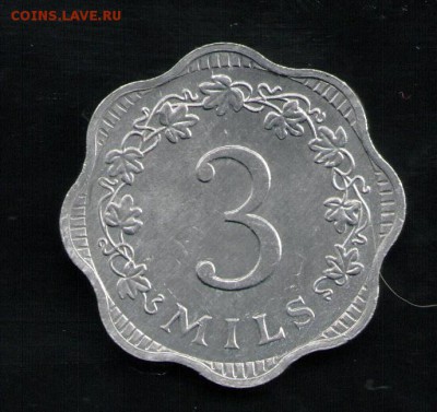 МАЛЬТА 3 МИЛС 1972 - 3 001