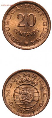 C 0 руб, Порт. Мозамбик, 20 сентаво, 1974; до 3.02 22-00 МСК - 4481.JPG