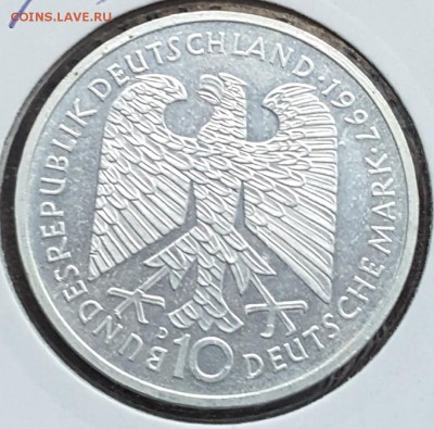 10 марок 1997. Германия. Генрих Гейн. До 5.02.2018 в 22.00 - 20180126_105948