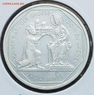 10 марок 2000. ФРГ. 1200 лет церкви. До 5.02.2018 в 22.00 - 20180126_110114