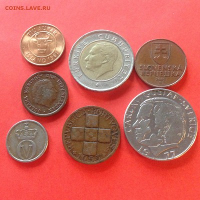 7 монет Европы (1952-2009г.) , до 06.02.18г. - европа-1