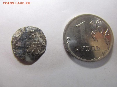 Серебряная копейка 1714 года - 1к-1714_1