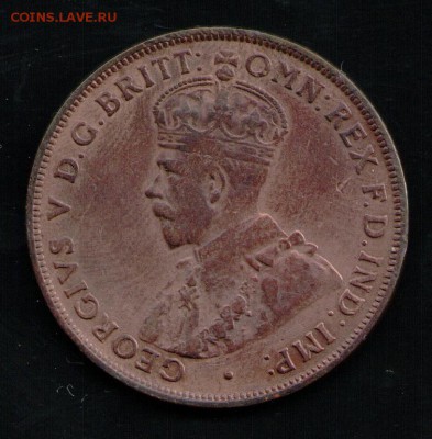 АВСТРАЛИЯ 1 ПЕННИ 1929 - 10 001