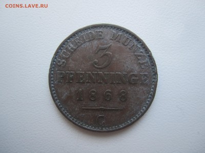 Германия, 3 пфеннинга 1868 со 150 руб. до 4.02.18 20.00МСК - IMG_2761.JPG