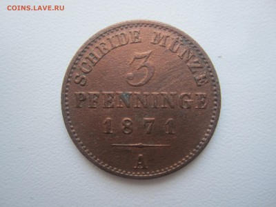 Германия, 3 пфеннинга 1871 со 150 руб. до 4.02.18 20.00МСК - IMG_2835.JPG