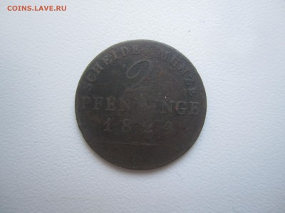 Германия, 2 пфеннинга 1824 со 100 руб. до 4.02.18 20.00МСК - IMG_2774.JPG