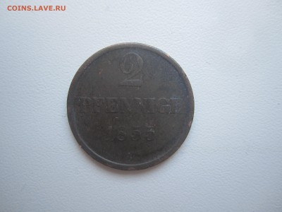 Германия, 2 пфеннига 1855 со 150 руб. до 4.02.18 20.00МСК - IMG_2857.JPG