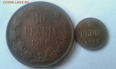 10 пенни 1900 и 1 пенни 1913года. - DXmoX9H0aLI