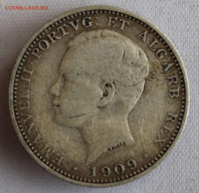 С РУБ. ПОРТУГАЛИЯ 200 рейс 1909г. ЭММАНУЭЛЬ-II   до 7.02 - IMG_0505