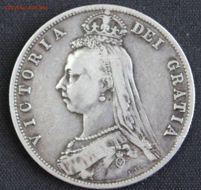 С РУБ. БРИТАНИЯ ПОЛ КРОНЫ 1887г. ВИКТОРИЯ в КОРОНЕ  до 7.02 - IMG_0868