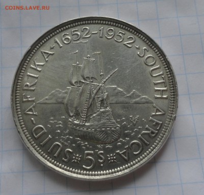 ЮАР 5 шиллингов, 1952 год - DSC03747.JPG